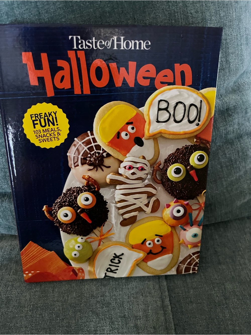 Taste of Home Halloween Cookbook Ideas - Orange, Black, Yellow